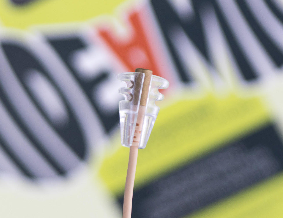 HIDE-A-MIC T-shirt-holder DPA 6060 / Sennheiser MKE1, transparent