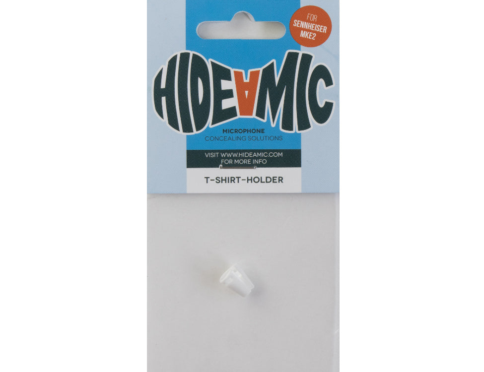 HIDE-A-MIC T-shirt-holder Sennheiser MKE2, white