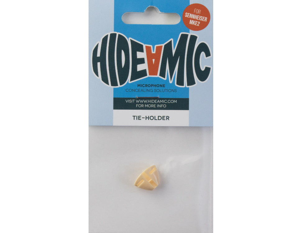 HIDE-A-MIC tie-holder Sennheiser MKE2, beige