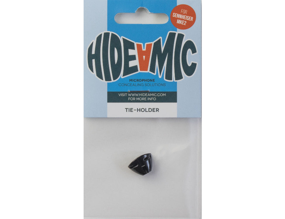 HIDE-A-MIC tie-holder Sennheiser MKE2, black