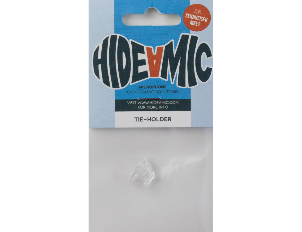 HIDE-A-MIC tie-holder Sennheiser MKE2, transparent