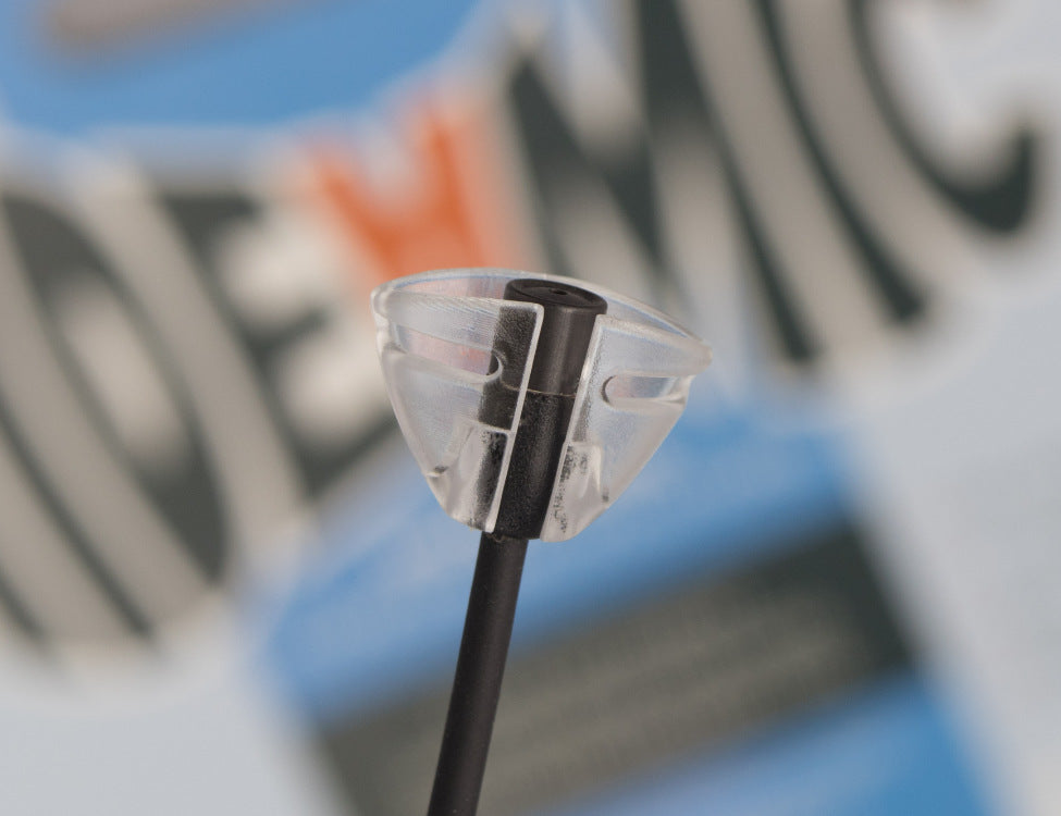 HIDE-A-MIC tie-holder Sennheiser MKE2, transparent