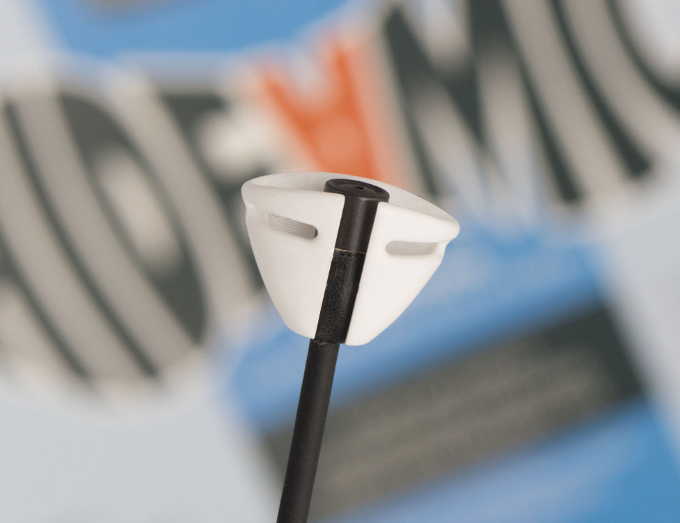 HIDE-A-MIC tie-holder Sennheiser MKE2, white