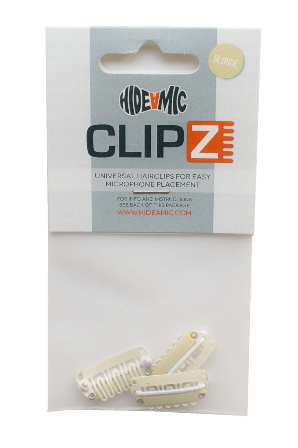 HIDE-A-MIC Clipz, blonde