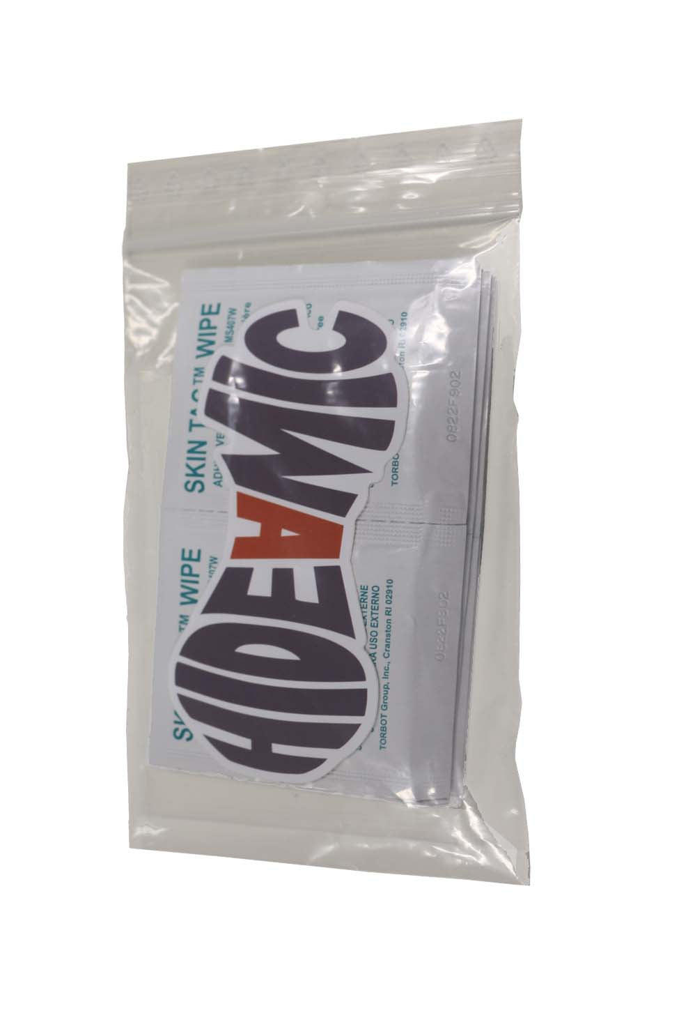HIDE-A-MIC Skin Tac Wipes