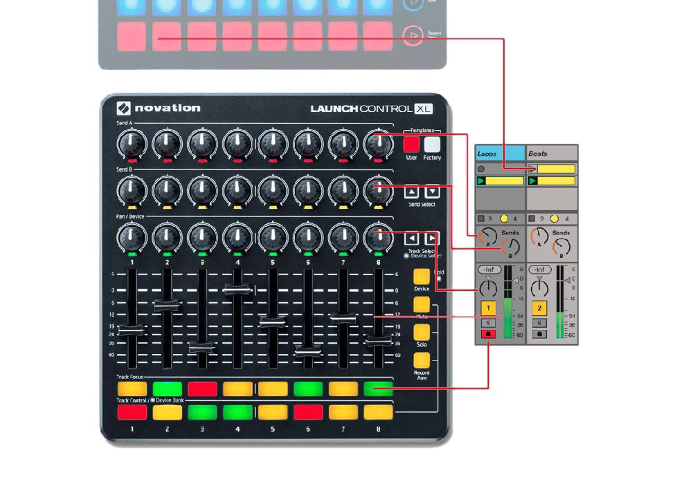 NOVATION Launch Control XL MKII controller