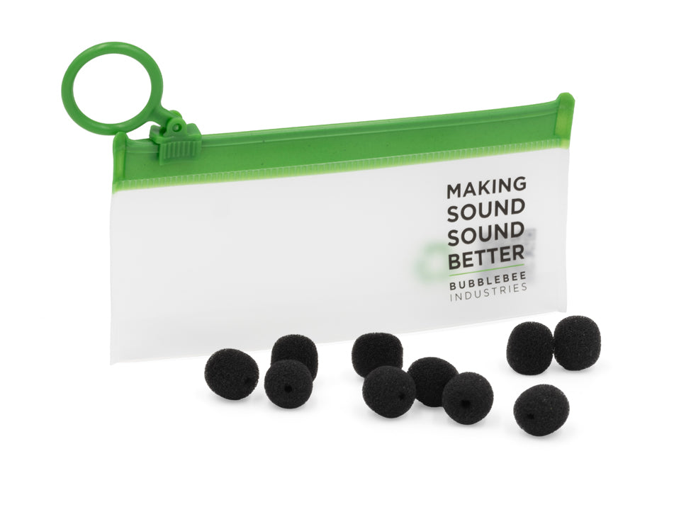 BUBBLEBEE INDUSTRIES The Microphone Foam, lavalier