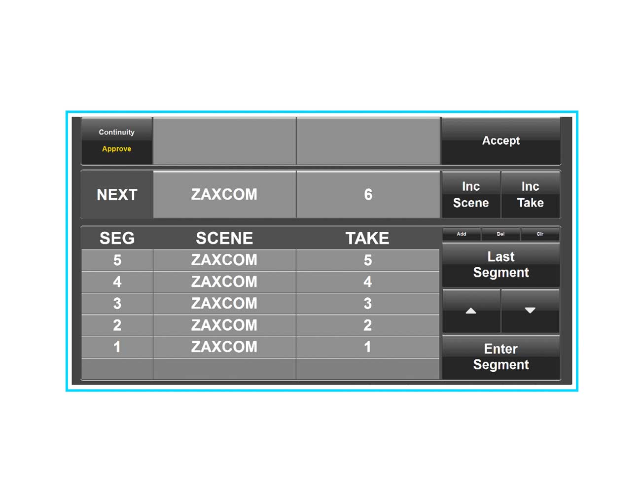ZAXCOM Nomad Touch
