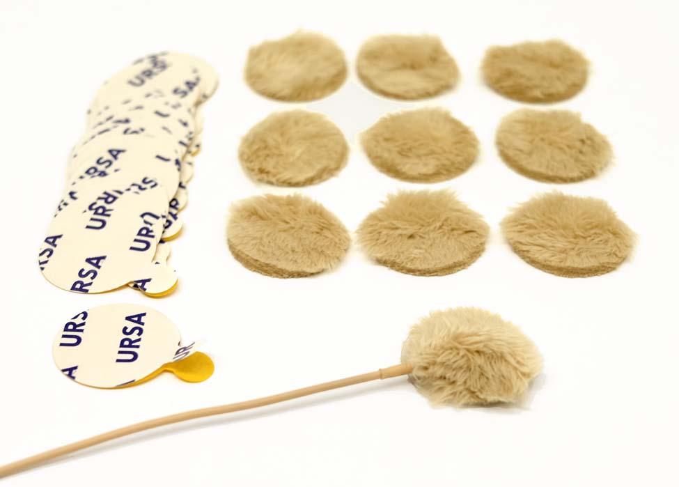 URSA STRAPS plush circles, 100 pieces