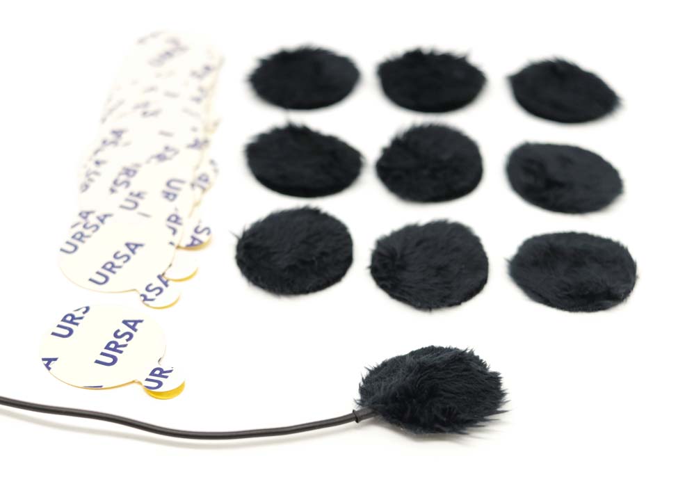 URSA STRAPS plush circles, 100 pieces