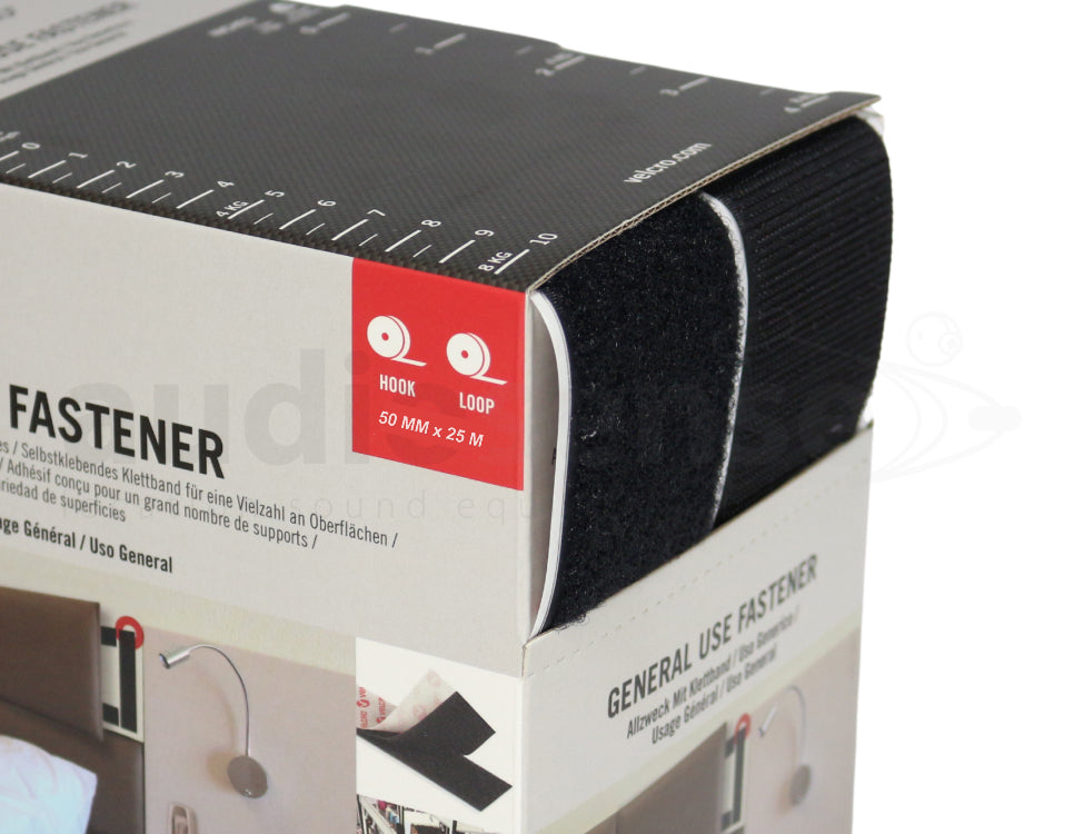 VELCRO stick on tape, hook & loop, 25m