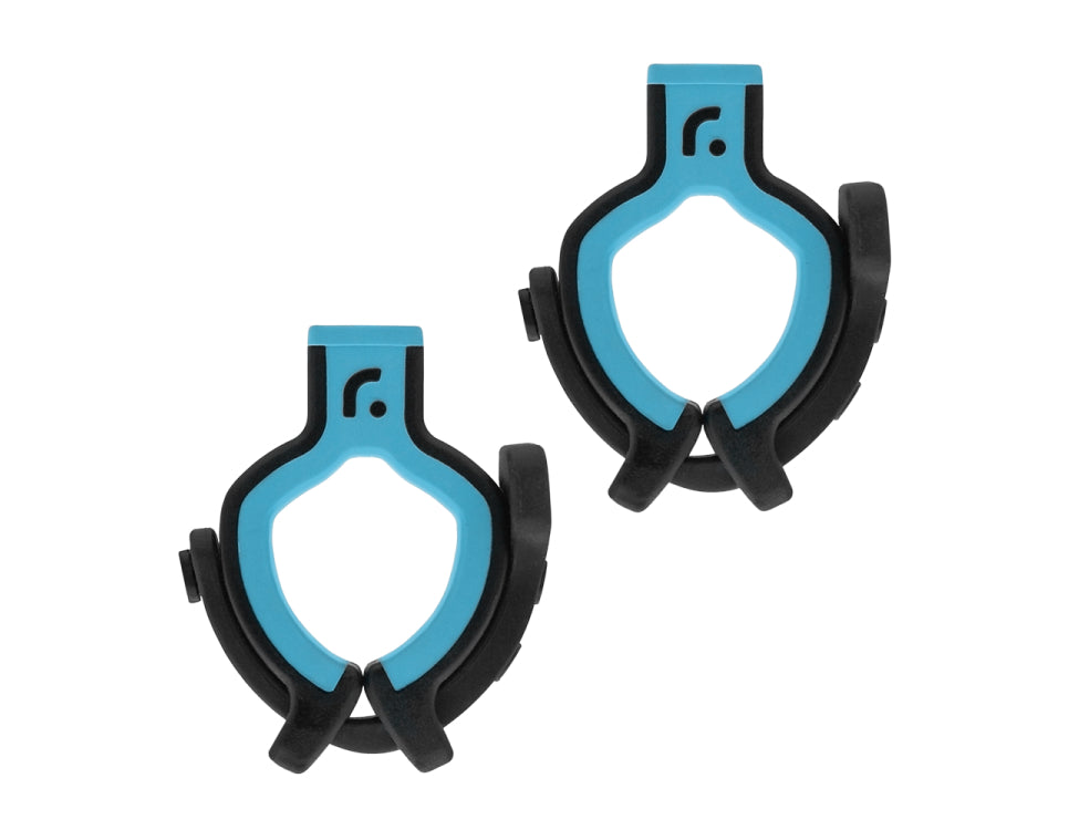 RADIUS WINDSHIELDS RAD mic clips, universal, light blue