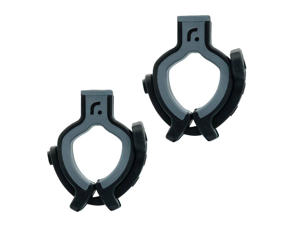 RADIUS WINDSHIELDS RAD mic clips, universal, dark grey