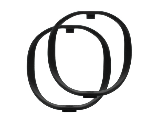 RADIUS WINDSHIELDS RAD-1, hoops, 72-shore, black