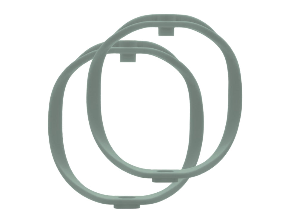 RADIUS WINDSHIELDS RAD-2, hoops, 55-shore, dark green