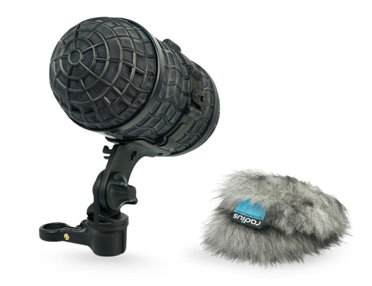 RADIUS WINDSHIELDS Mini-ALTO 115 kit, grey fur, no cable