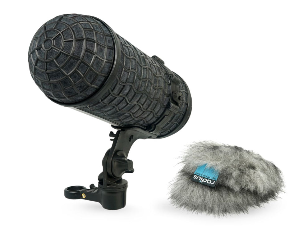 RADIUS WINDSHIELDS Mini-ALTO 180 kit, grey fur, no cable