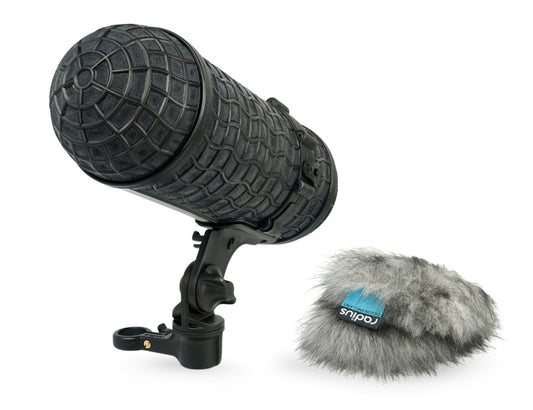 RADIUS WINDSHIELDS Mini-ALTO 180 kit, grey fur, no cable