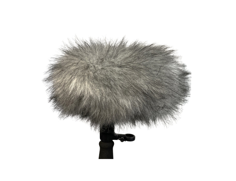 RADIUS WINDSHIELDS Mini-ALTO 115 kit, grey fur, incl. cable