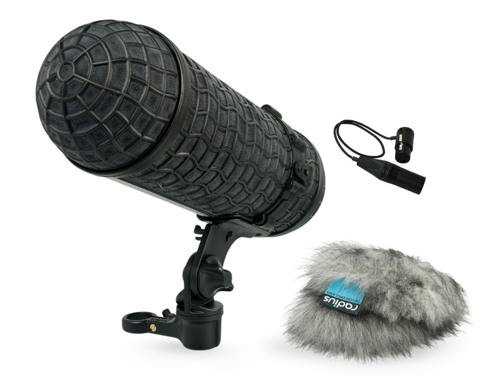 RADIUS WINDSHIELDS Mini-ALTO 210 kit, grey fur, incl. cable