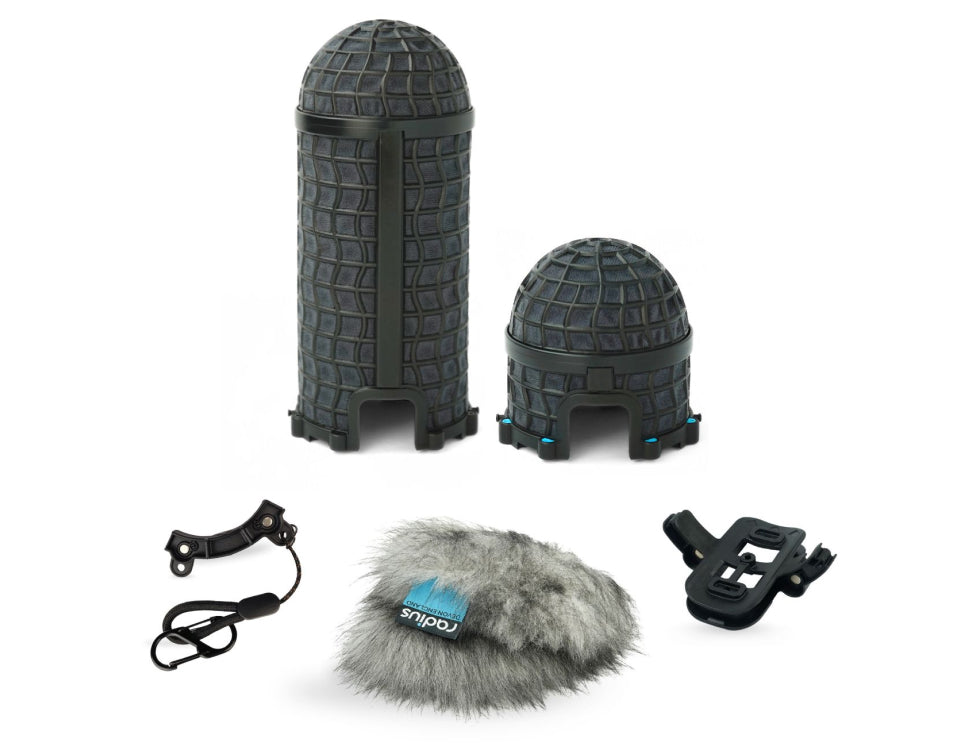 RADIUS WINDSHIELDS Mini-ALTO 210 add-on kit, grey fur - Audiosense
