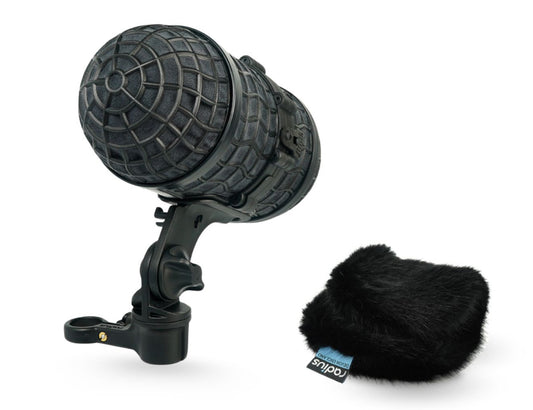 RADIUS WINDSHIELDS Mini-ALTO 115 kit, black fur, no cable