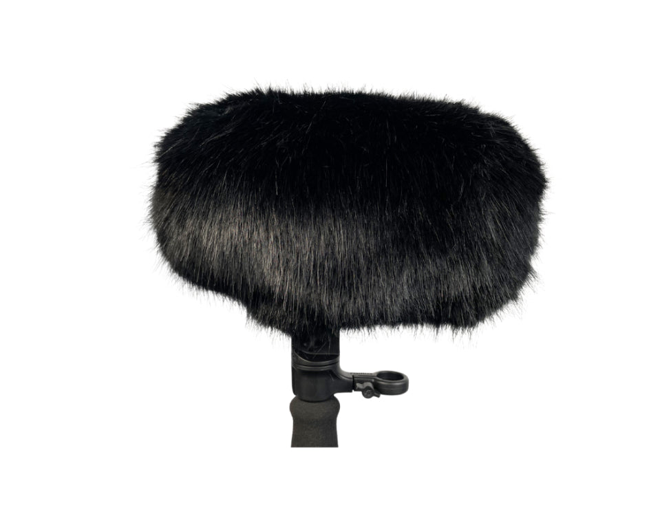RADIUS WINDSHIELDS Mini-ALTO 115 kit, black fur, incl. cable