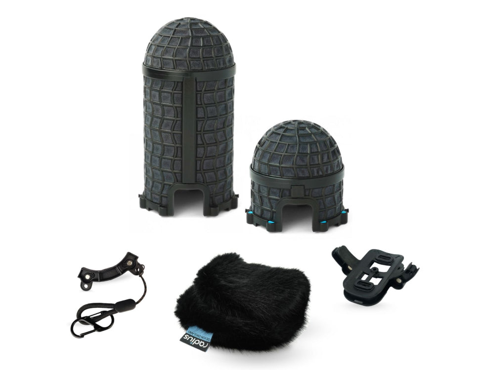 RADIUS WINDSHIELDS Mini-ALTO 180 add-on kit, black fur