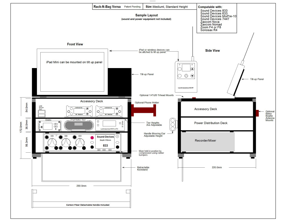 FILM DEVICES Rack-N-Bag Versa, medium