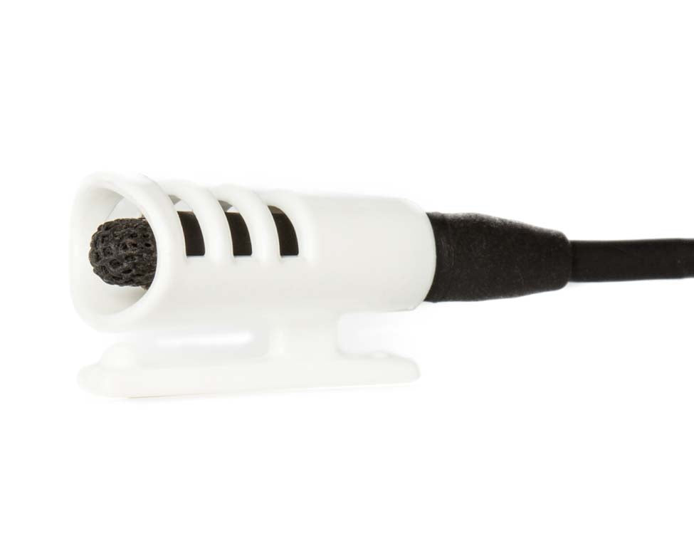 HIDE-A-MIC shirt-holder COS11, white