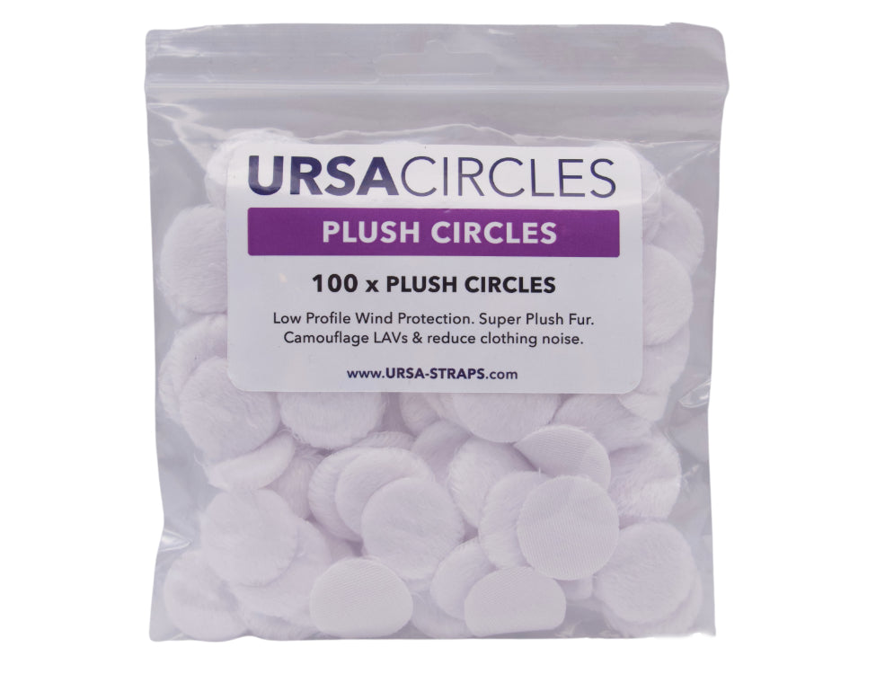 URSA STRAPS plush circles, 100 pieces