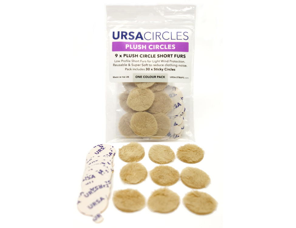 URSA STRAPS plush circles, 100 pieces