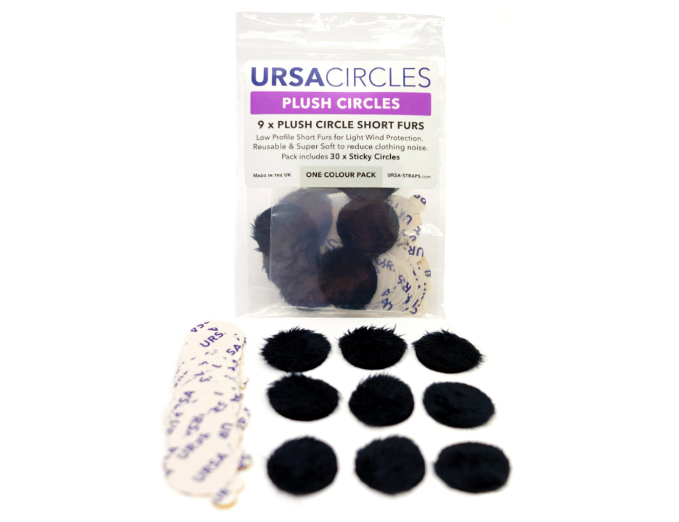 URSA STRAPS plush circles, 100 pieces