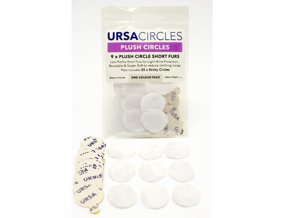 URSA STRAPS plush circles, 100 pieces
