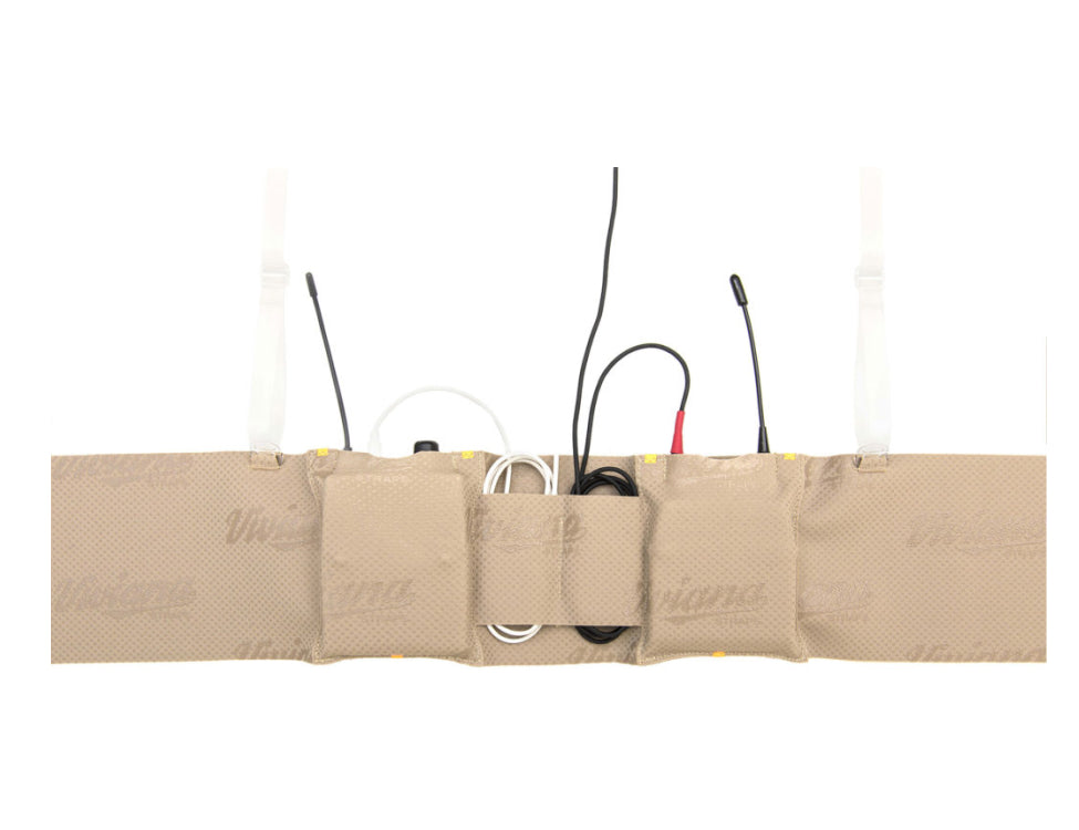 VIVIANA Extreme waist belt, low profile, double pouch
