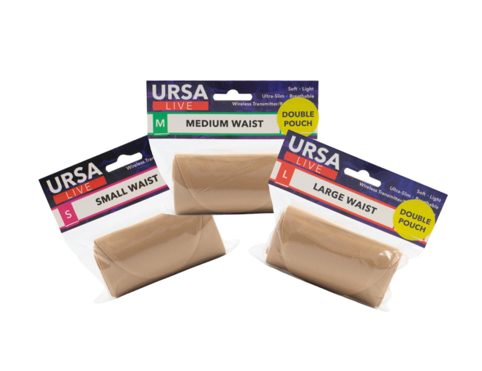 URSA STRAPS transmitter waist belt, double live pouch