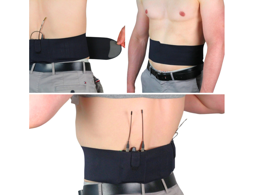 URSA STRAPS transmitter waist belt, double live pouch