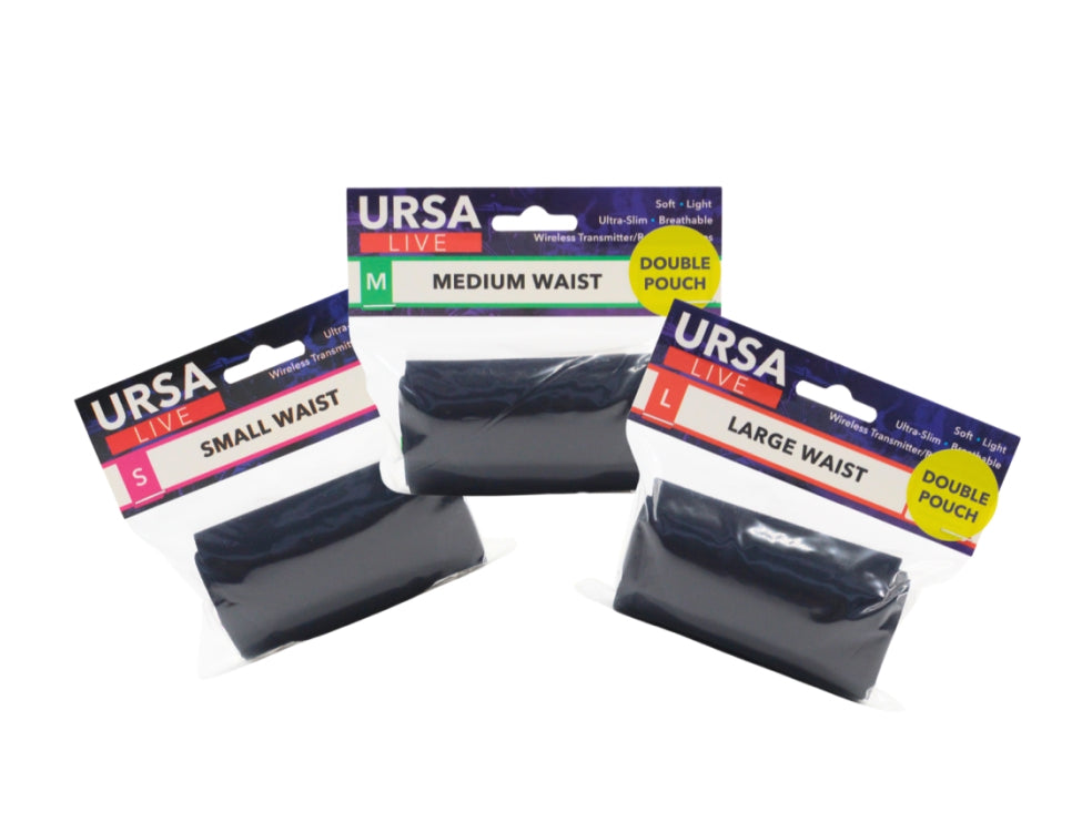 URSA STRAPS transmitter waist belt, double live pouch