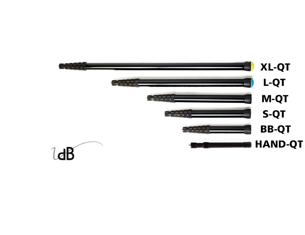 VDB boom pole HAND-QT-2, mini, 2 segments