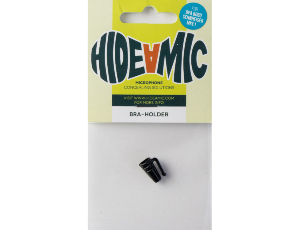 HIDE-A-MIC bra-holder DPA 6060 / Sennheiser MKE1, black - Audiosense
