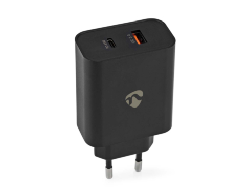 NEDIS USB-A / USB-C PD3.0 compact wall charger